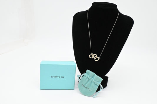 Tiffany & Co. Triple Heart Necklace in Sterling Silver