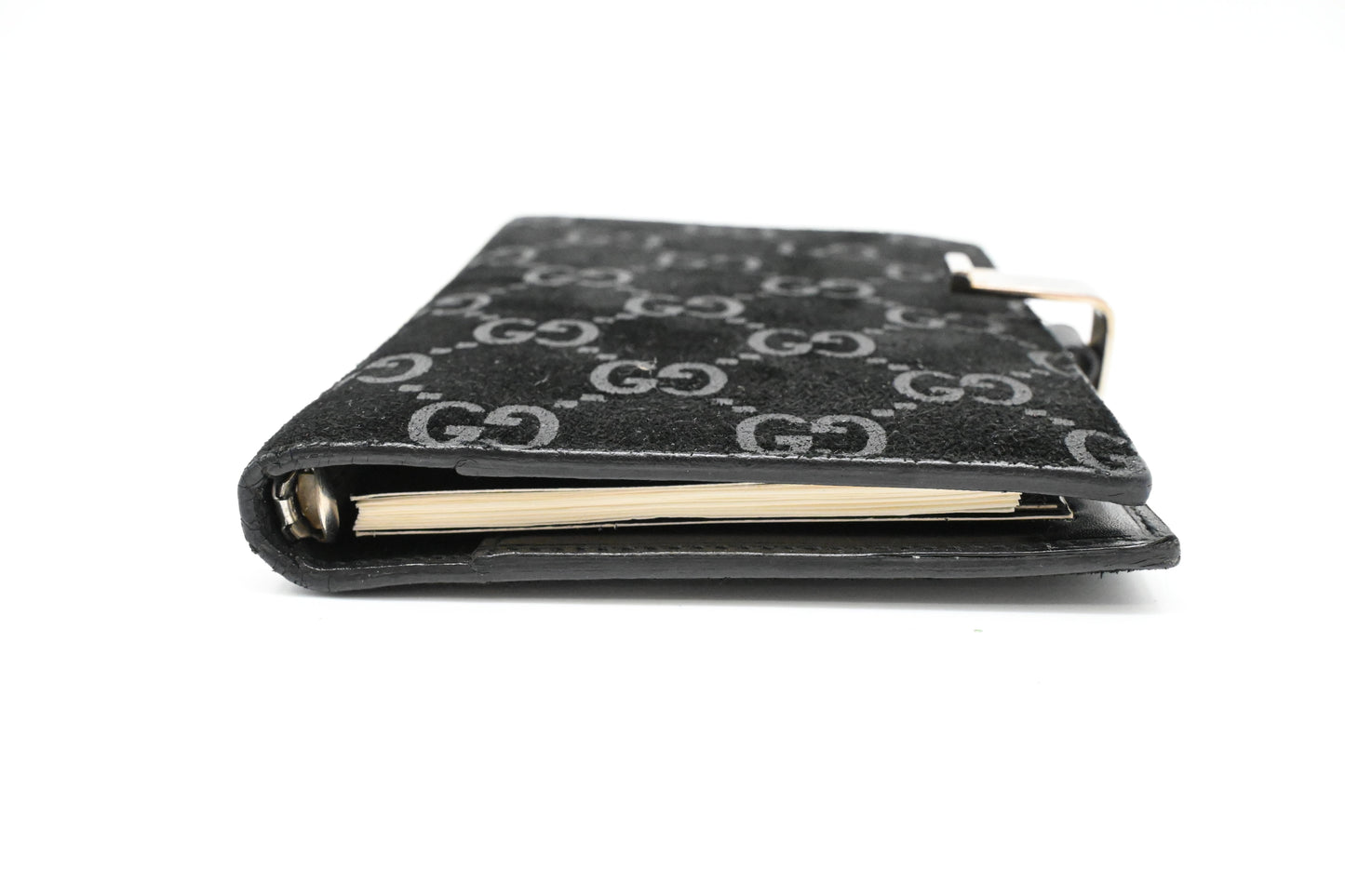 Gucci Agenda in Black Suede Leather