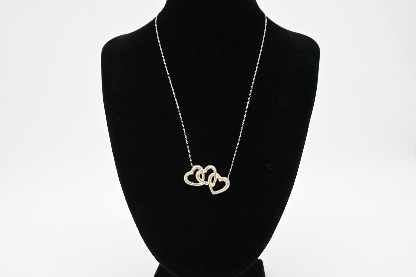 Tiffany & Co. Triple Heart Necklace in Sterling Silver