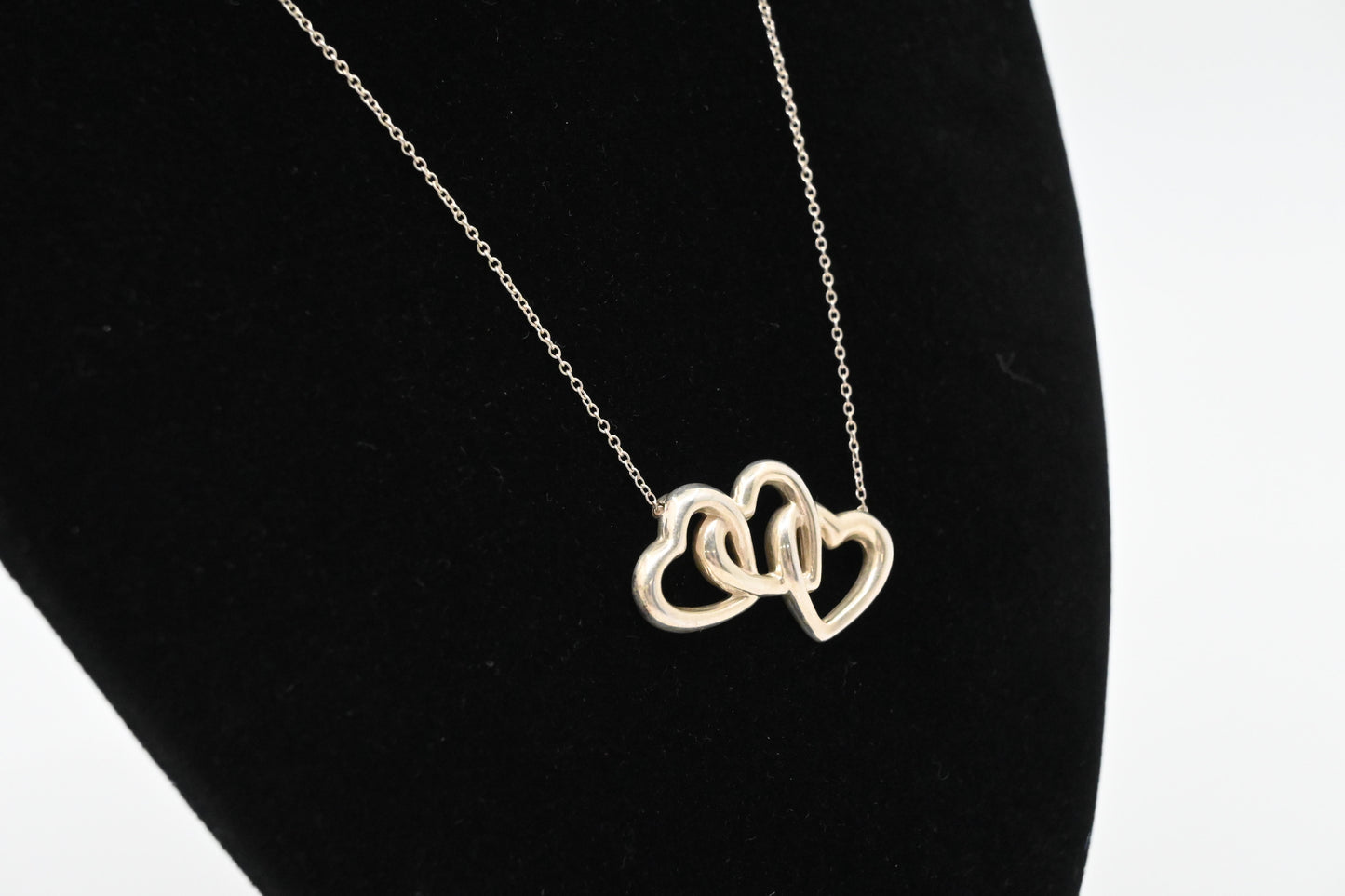 Tiffany & Co. Triple Heart Necklace in Sterling Silver