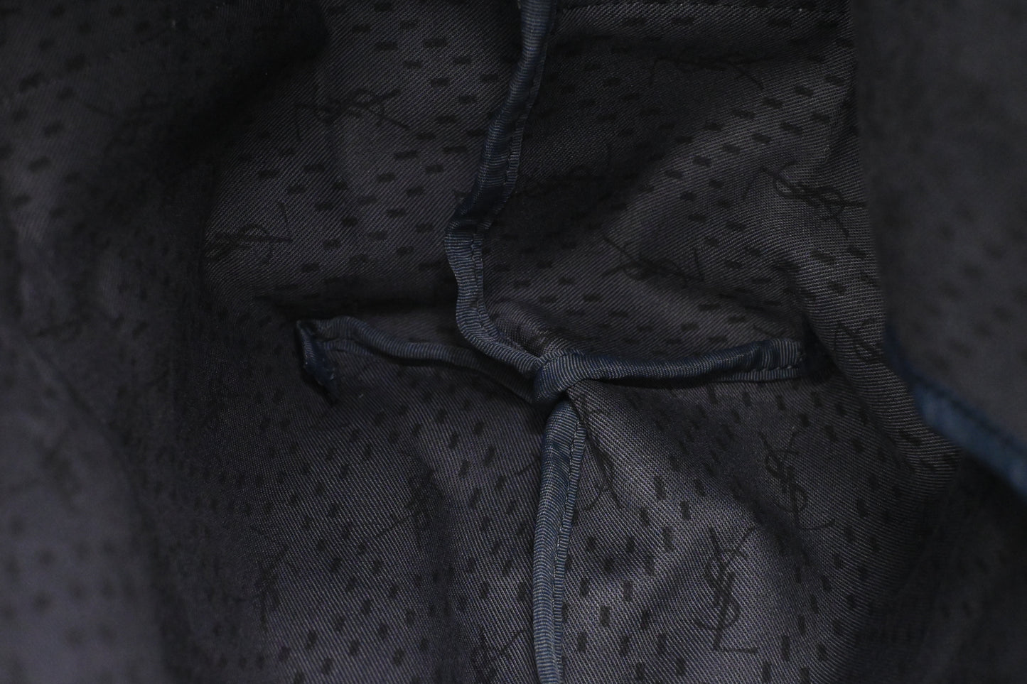 YSL Saint Laurent Large Tote in Black Coated Canvas