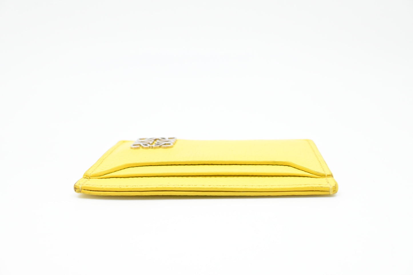 Loewe Card Holder in Yellow Leather