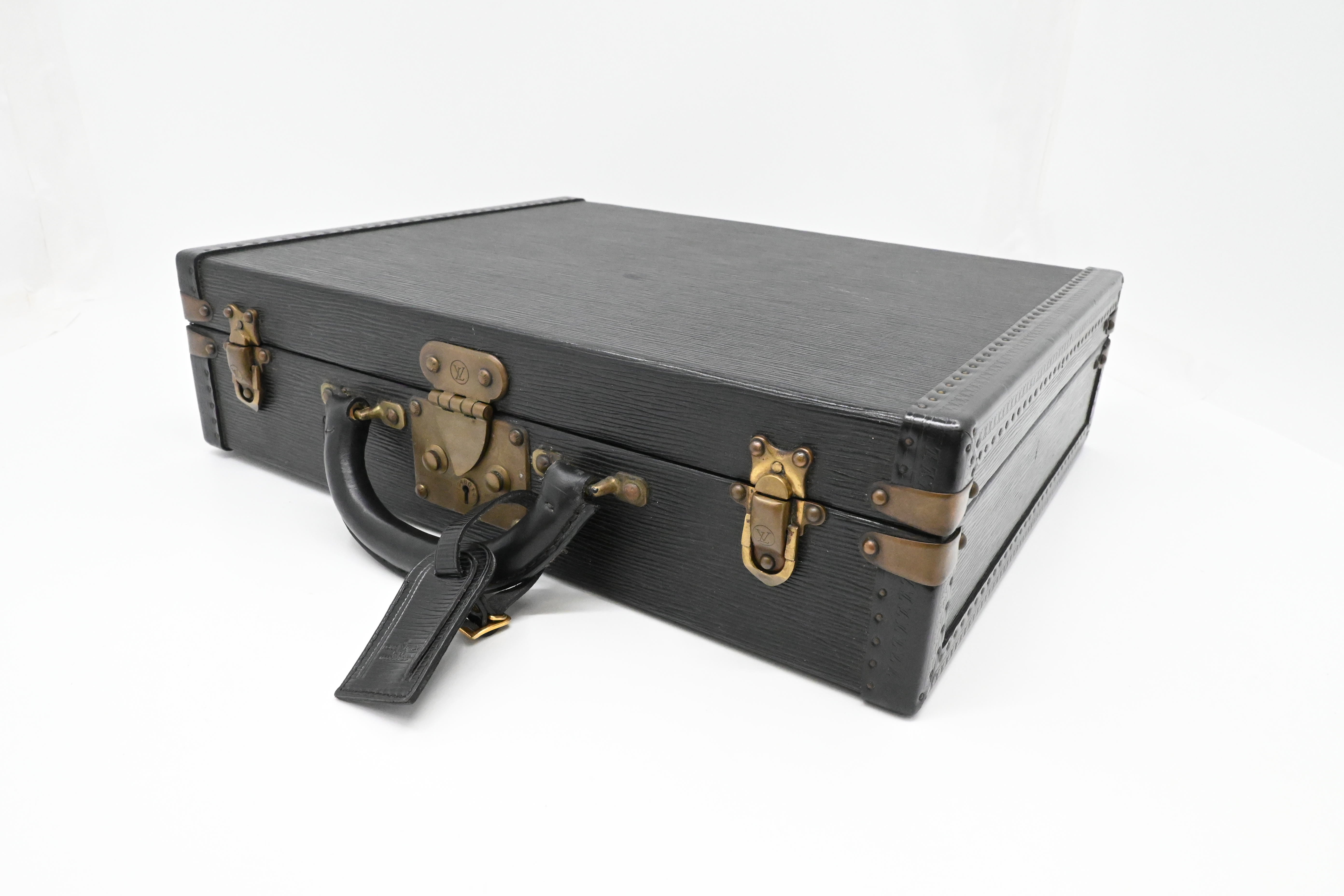 Louis Vuitton President Briefcase in Black Epi Leather – Weekly