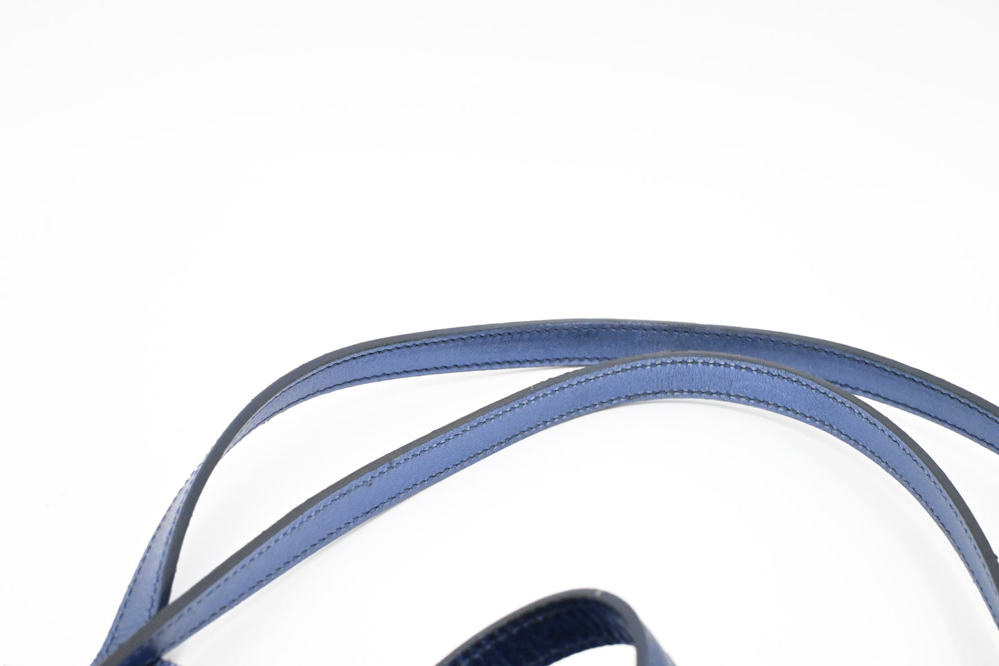 Tiffany & Co. Large Reversible Tote in Navy Blue Leather