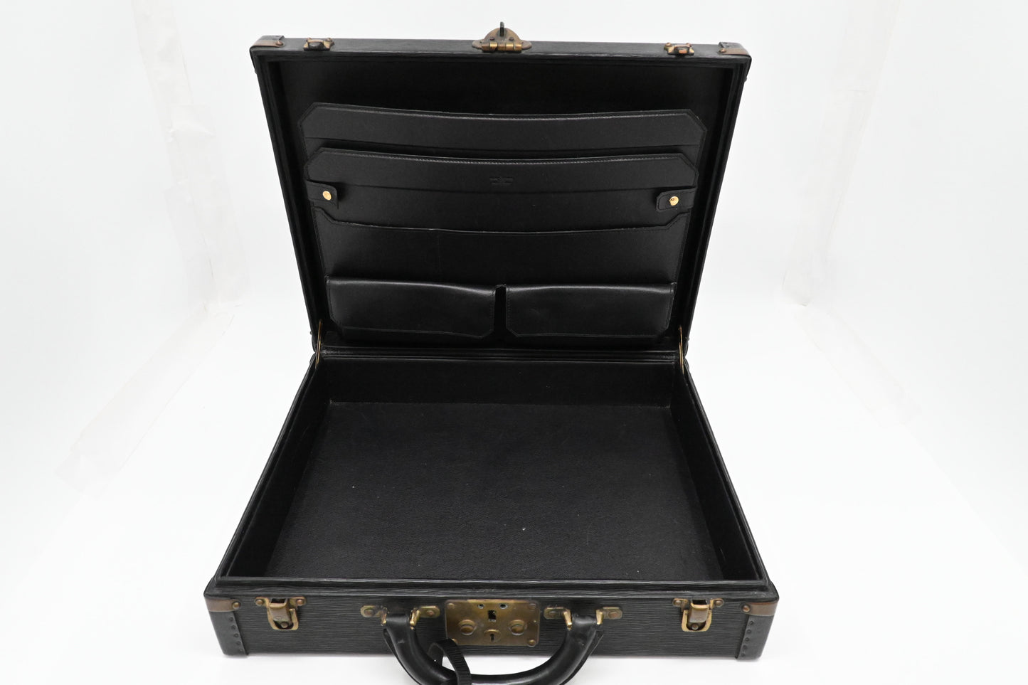 Louis Vuitton President Briefcase in Black Epi Leather