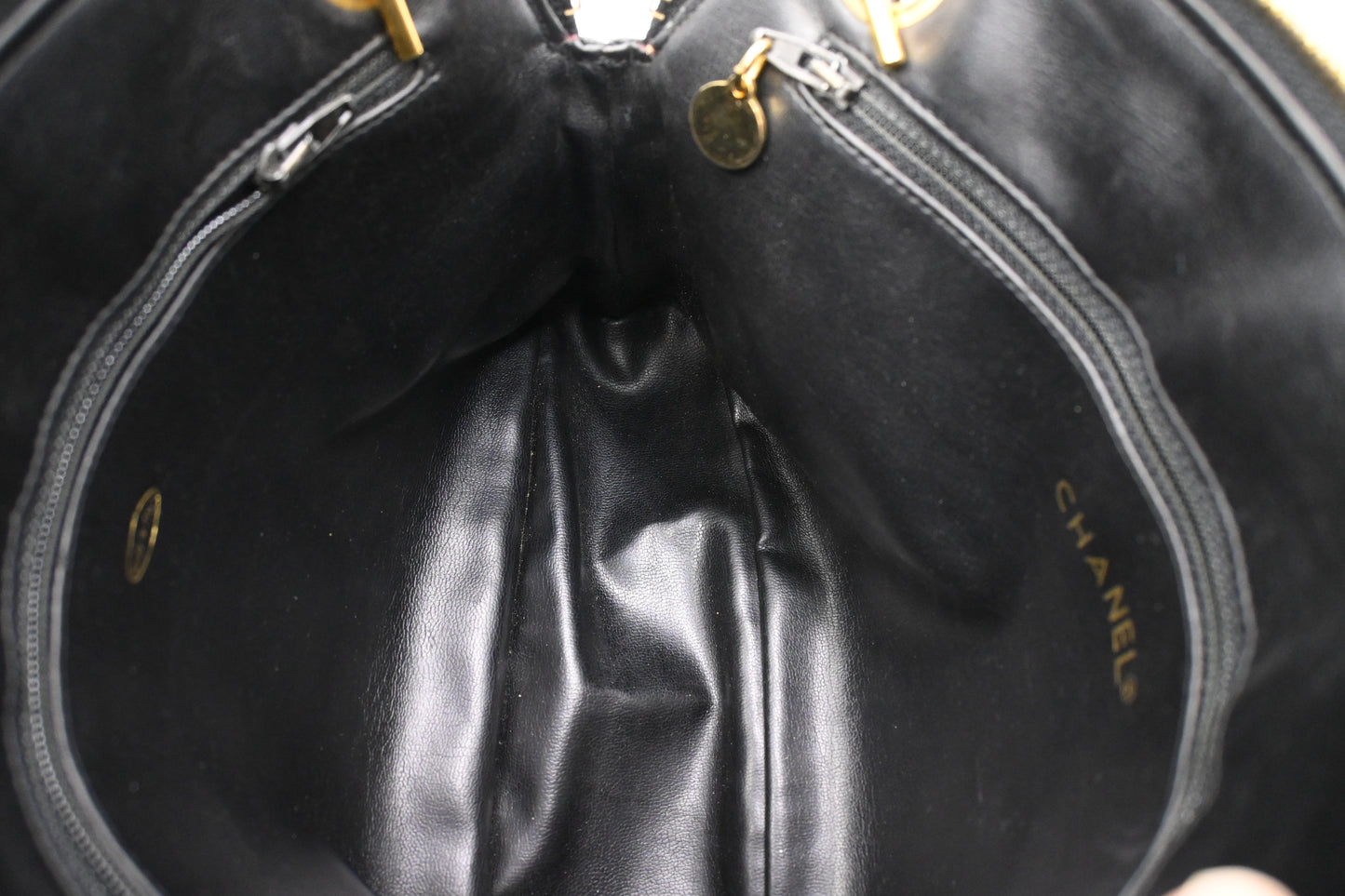 Chanel Shoulder Bag in Black Mattelassé Leather