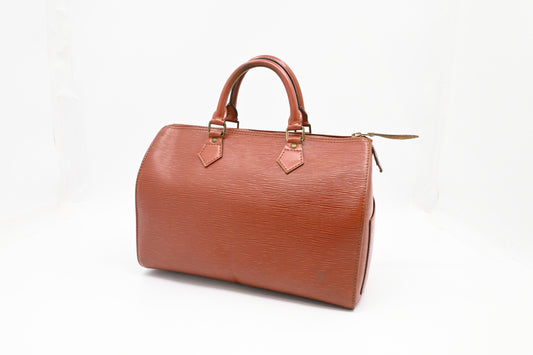 Louis Vuitton Speedy 30 in Kenyan Fauve Epi Leather