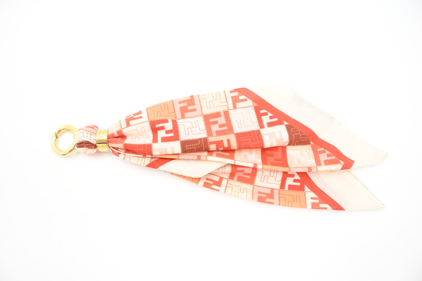 Fendi Red Bandana Bag Charm