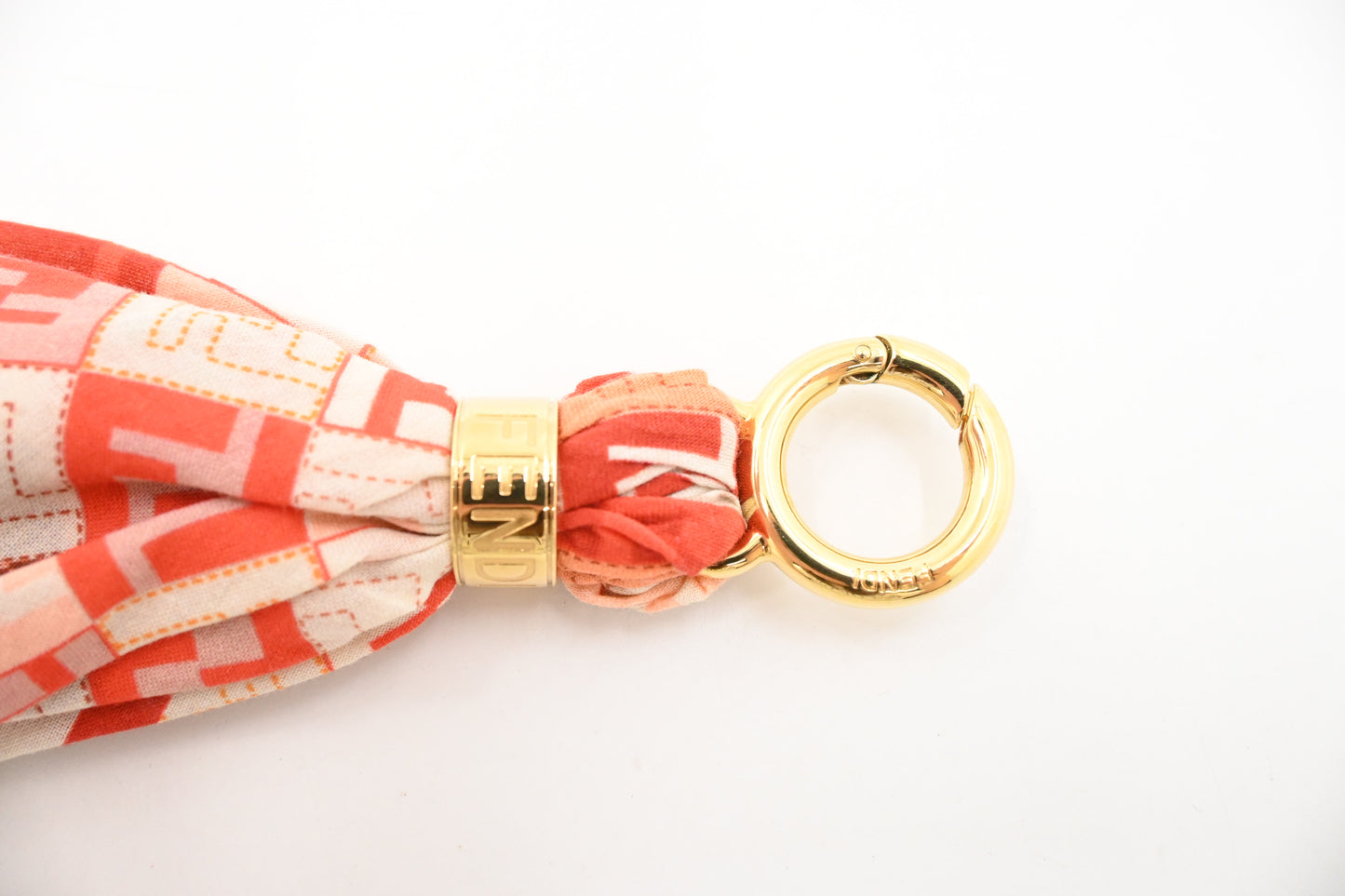 Fendi Red Bandana Bag Charm