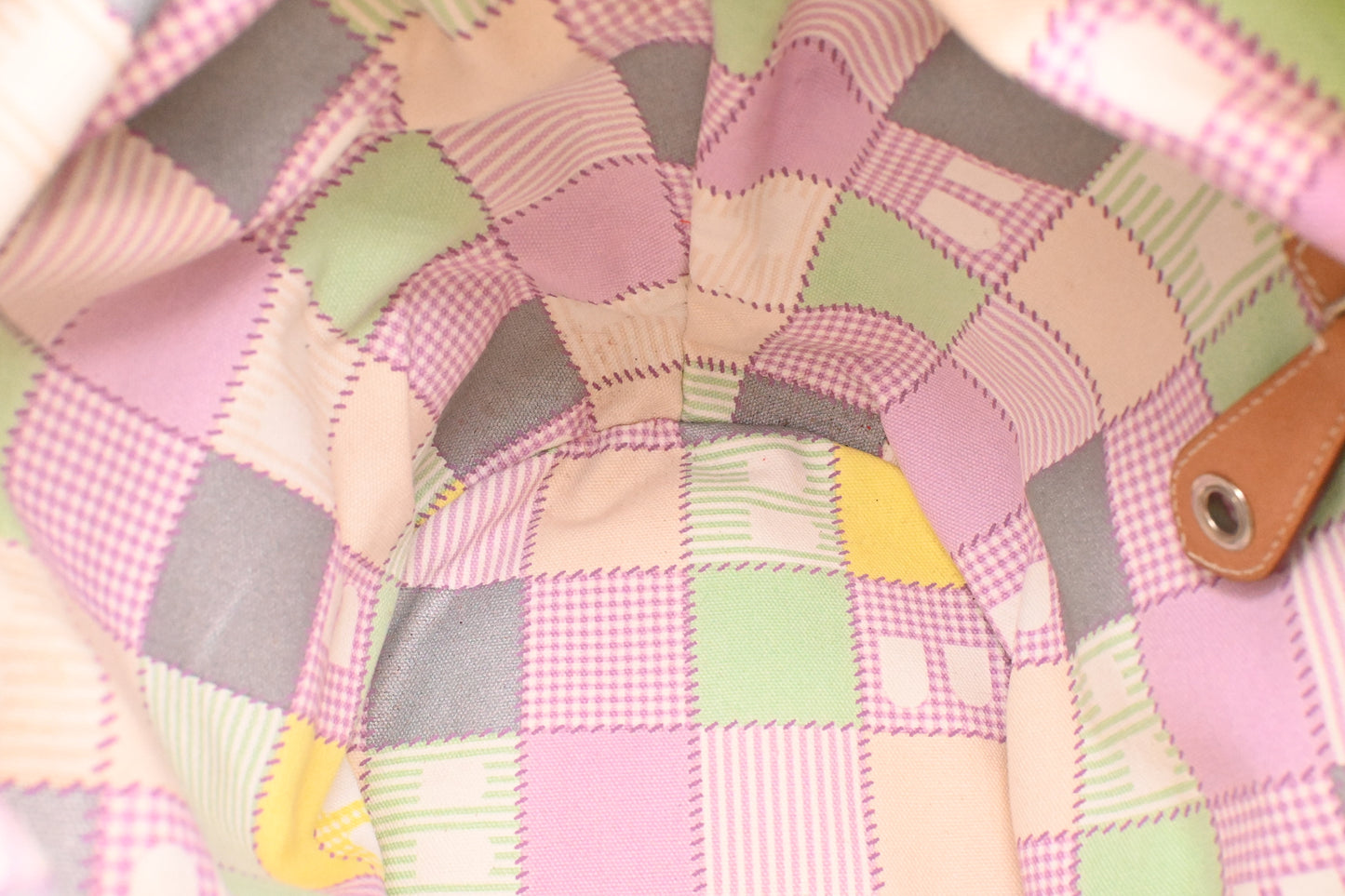 Bally Tote Bag in Multicolor Canvas and Beige Wicker