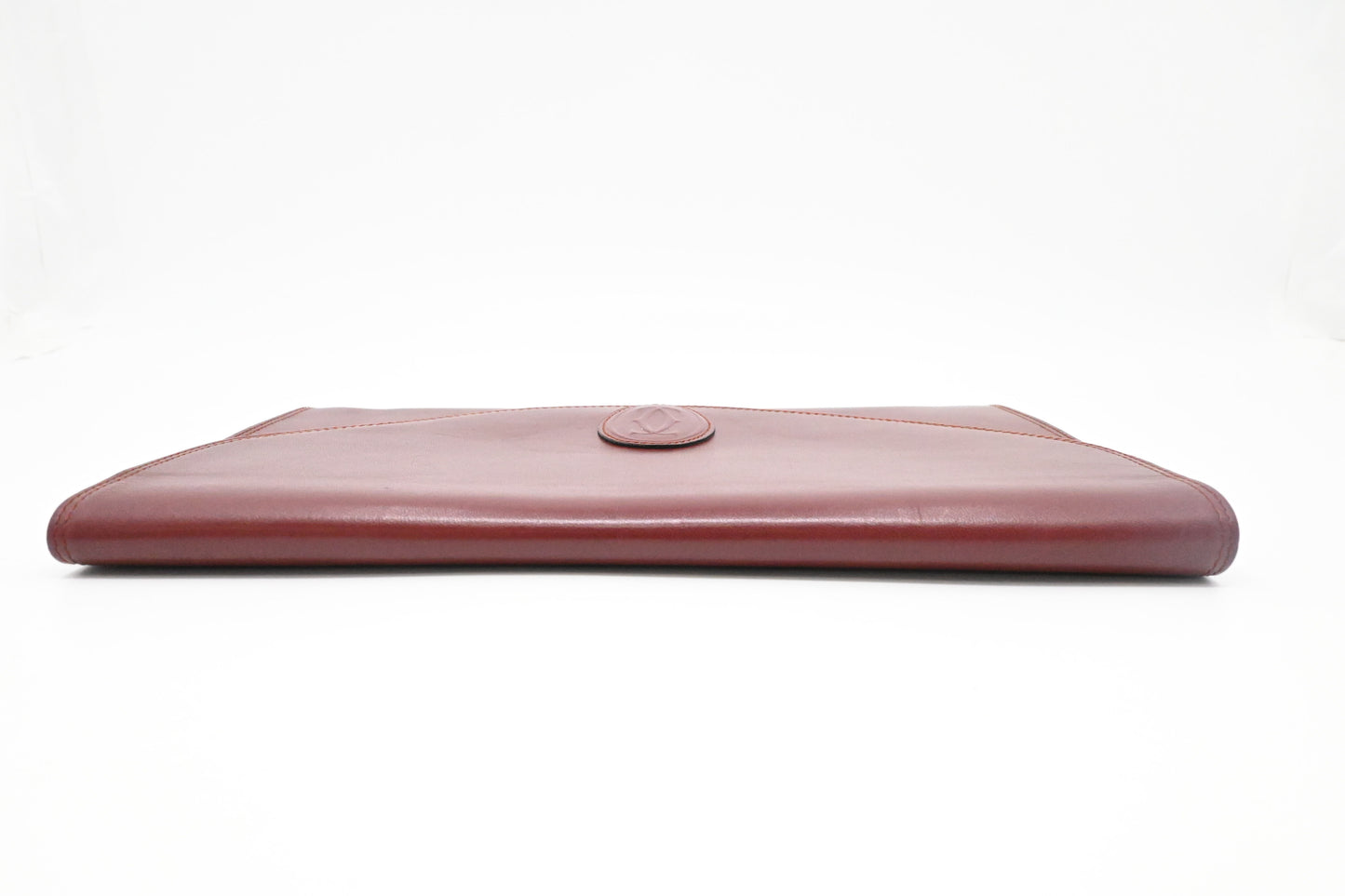 Cartier Clutch in Burgundy Leather