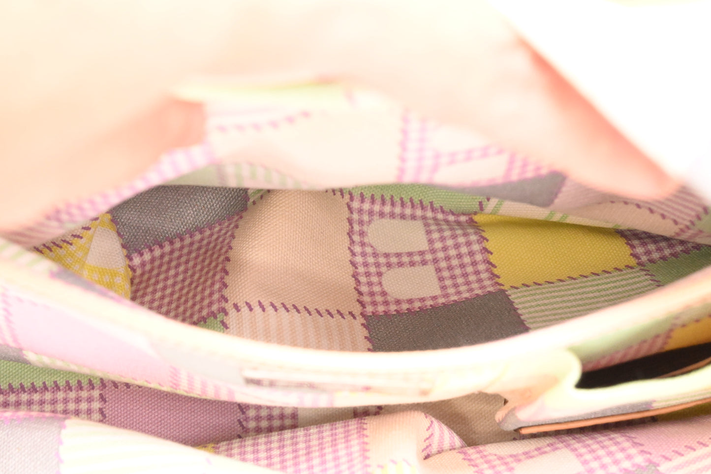 Bally Tote Bag in Multicolor Canvas and Beige Wicker