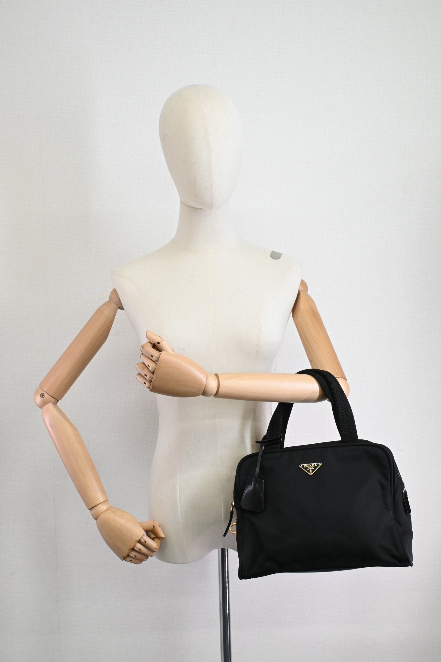 Prada Handbag in Black Nylon Canvas