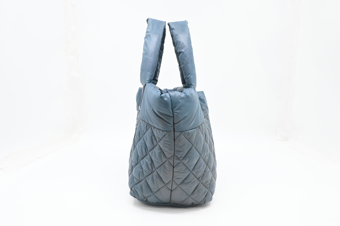 Chanel Cocoon Handbag in Blue Nylon