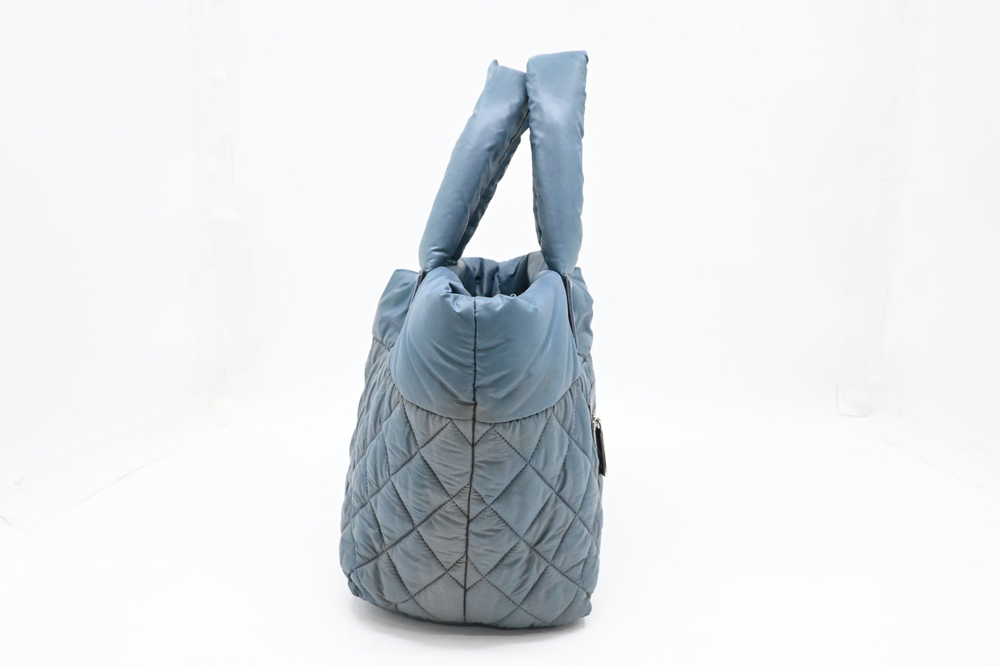 Chanel Cocoon Handbag in Blue Nylon