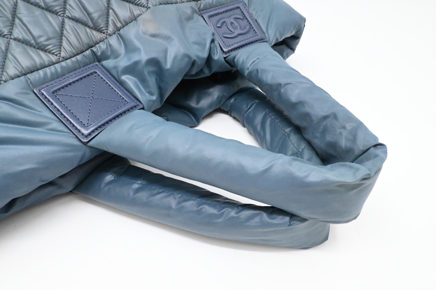 Chanel Cocoon Handbag in Blue Nylon