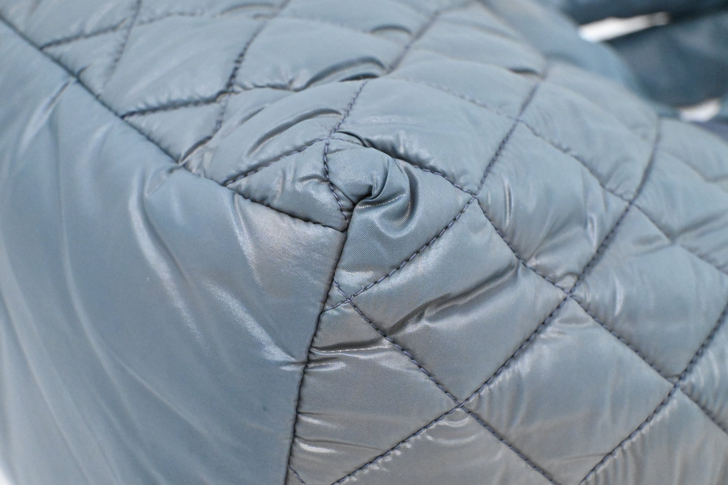 Chanel Cocoon Handbag in Blue Nylon