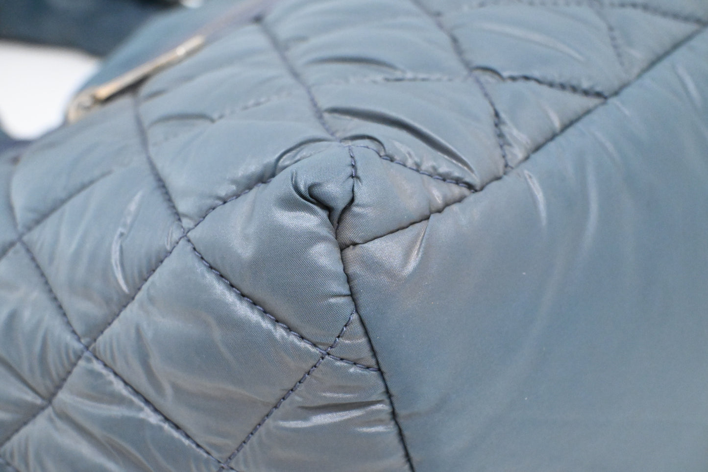Chanel Cocoon Handbag in Blue Nylon