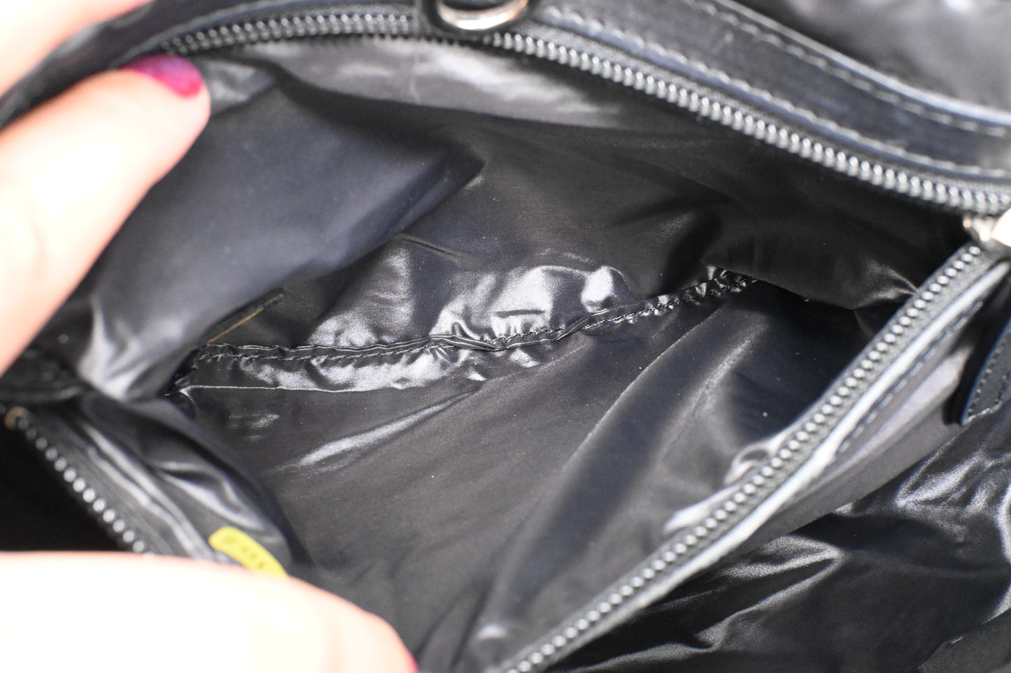 Chanel Cocoon Handbag in Blue Nylon