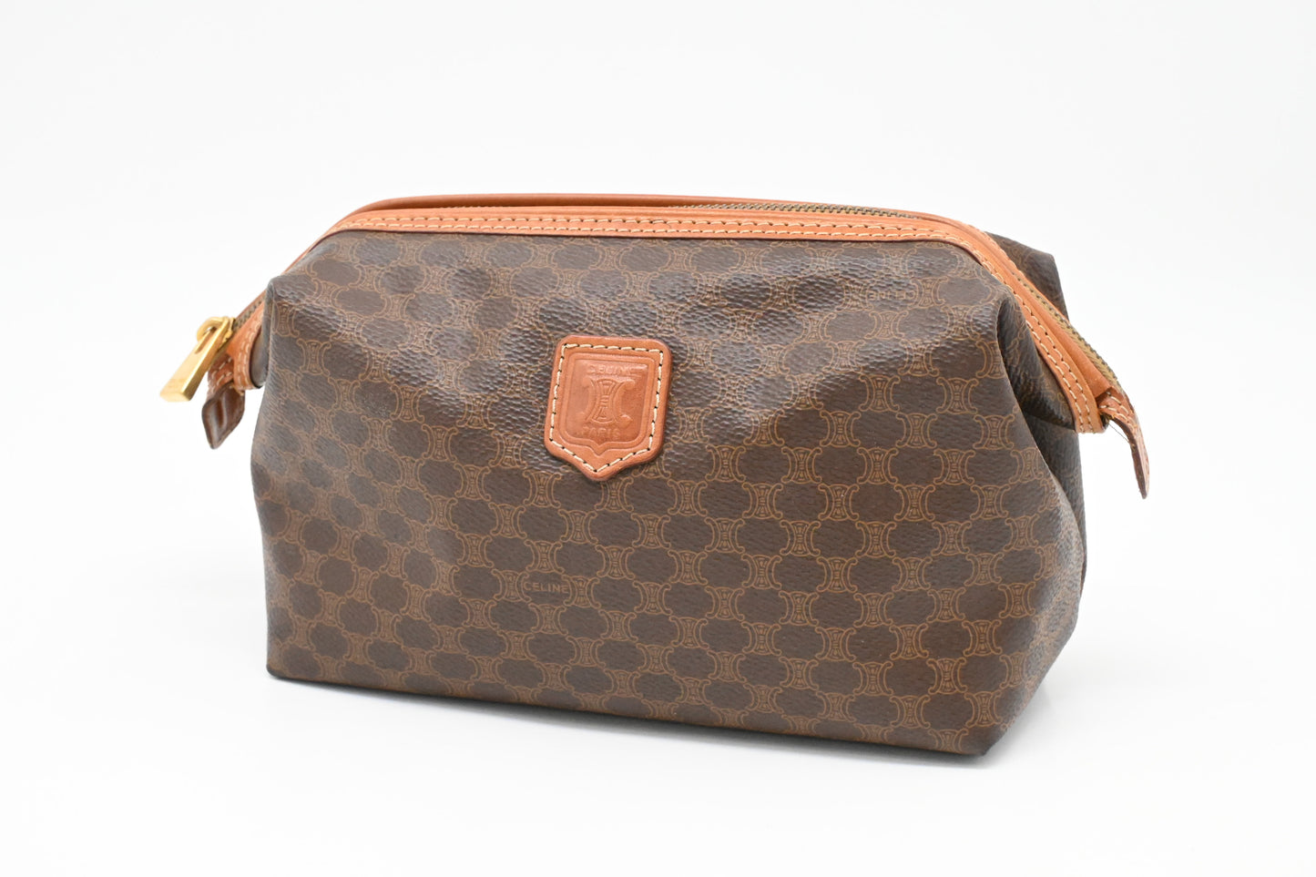 Celine Pouch in Macadam Canvas