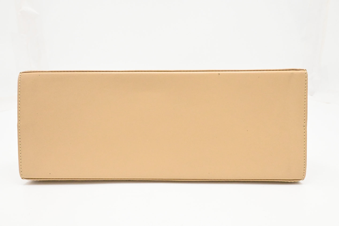 Ferragamo Gancini Handbag in Beige Leather