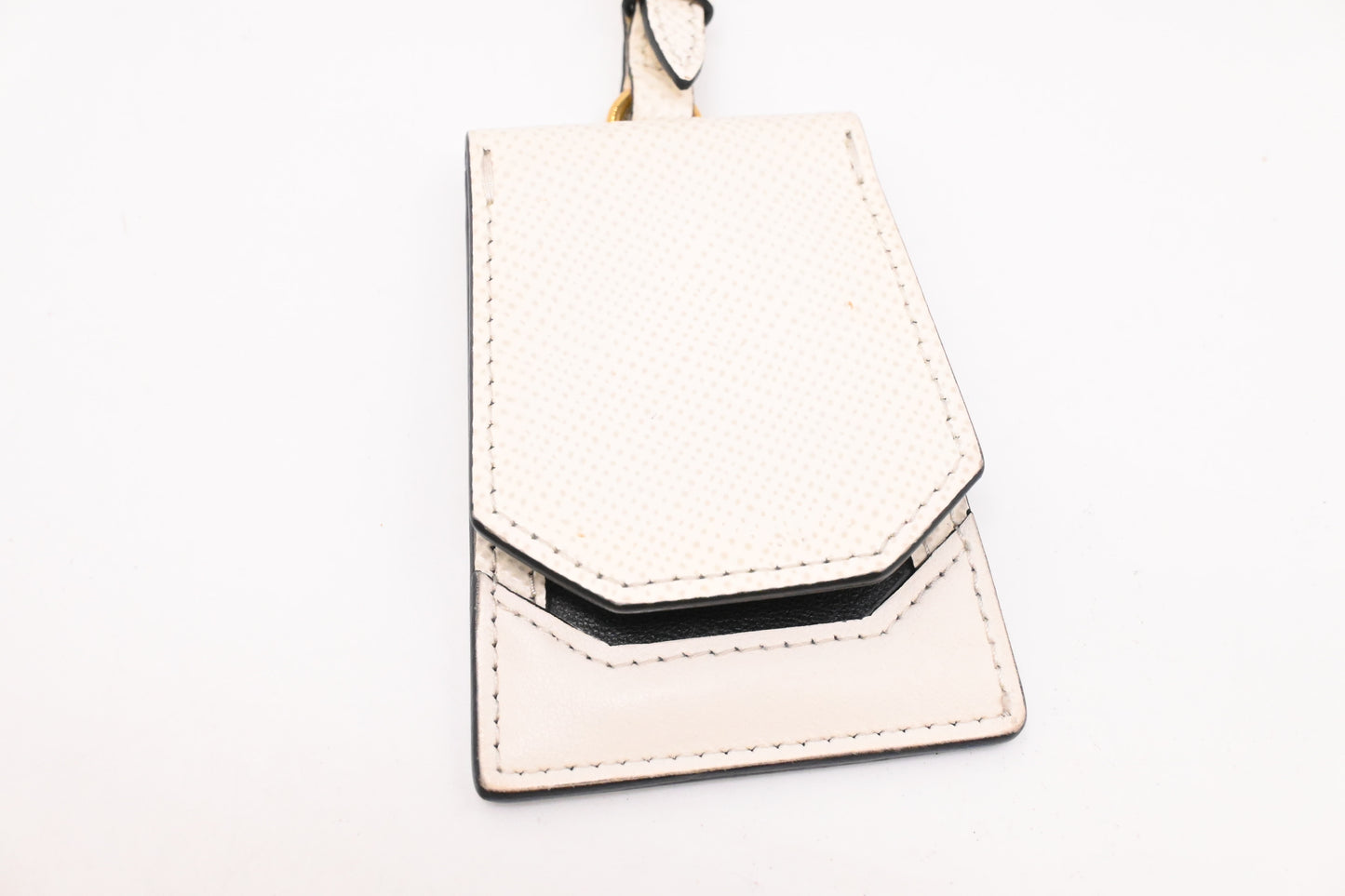 Prada Panier Bucket Bag in White Leather