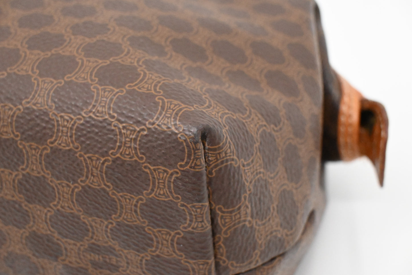Celine Pouch in Macadam Canvas
