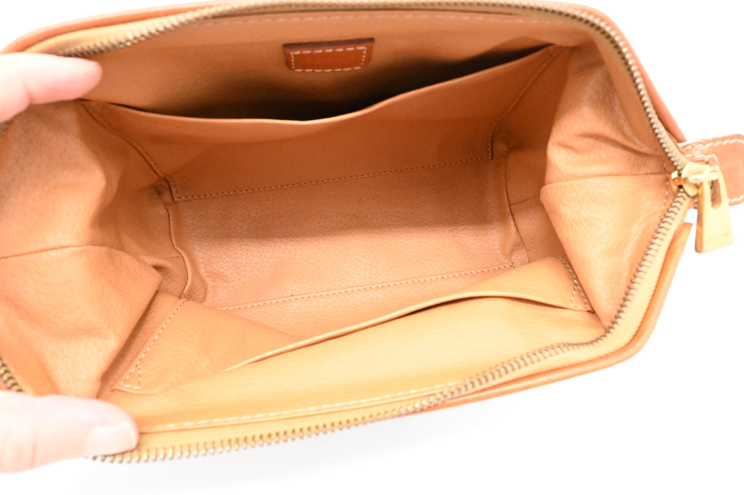Celine Pouch in Macadam Canvas
