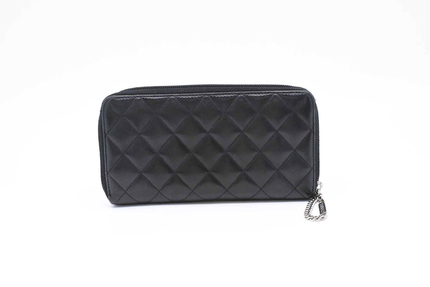 Chanel Cambon Wallet in Black Matelasse Leather