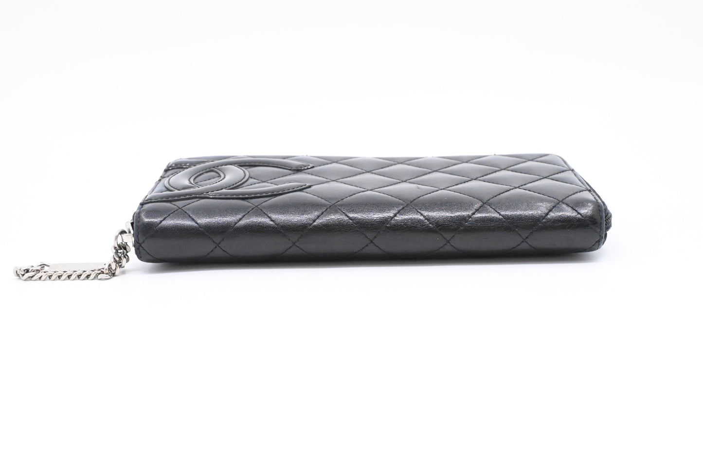 Chanel Cambon Wallet in Black Matelasse Leather