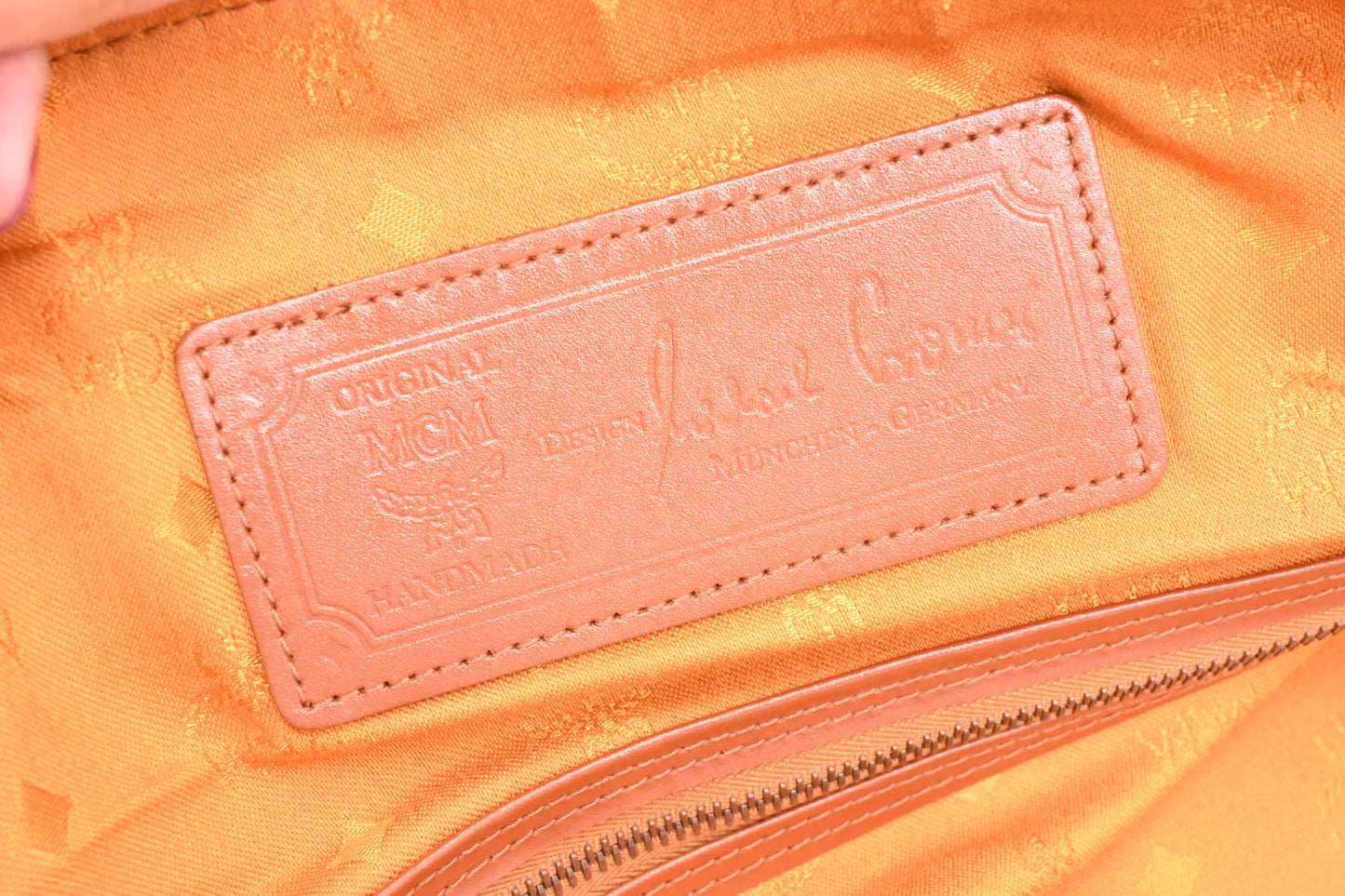 MCM Travel Bag in Cognac Visetos Canvas