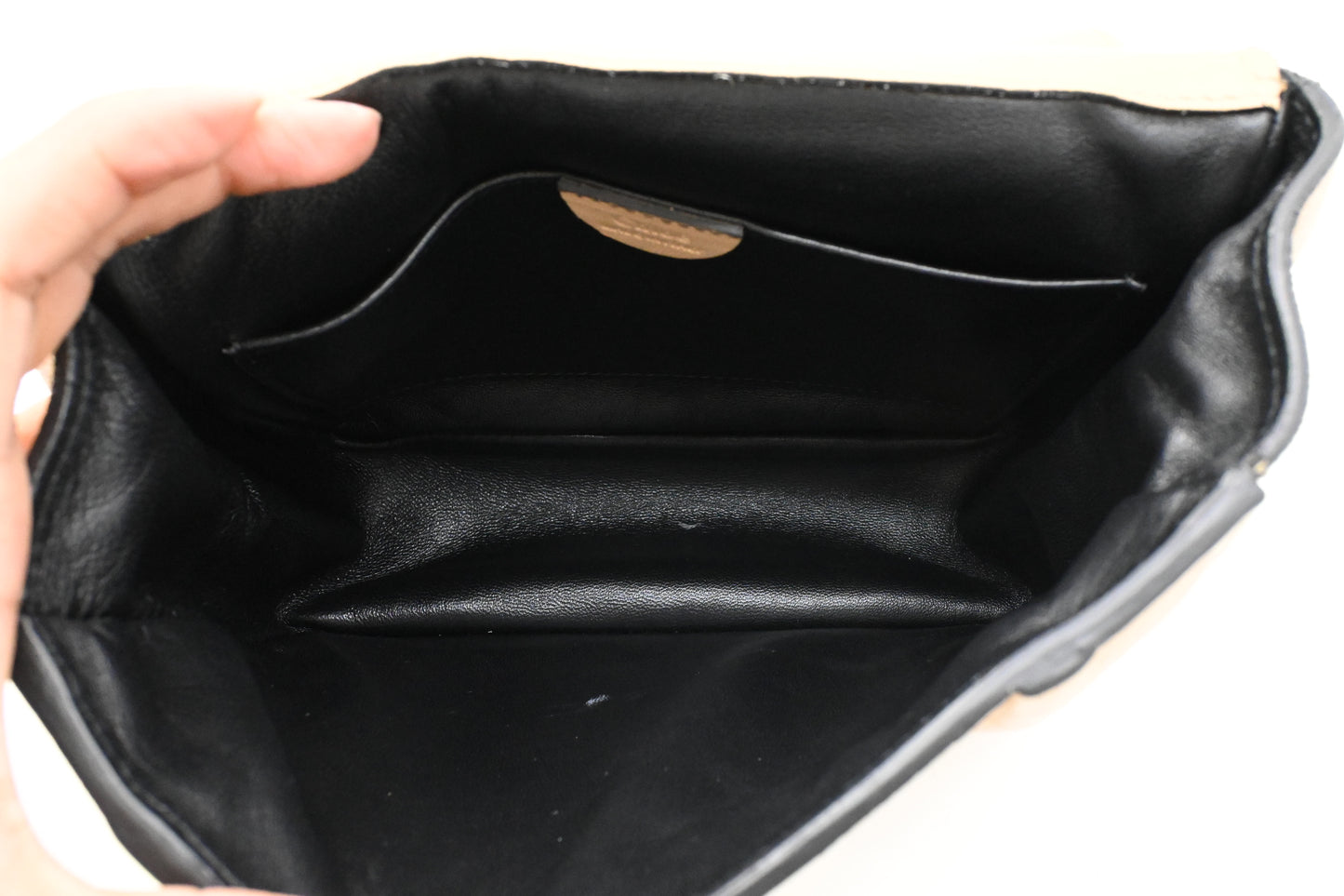 Chloe Elsie Shoulder Bag in Beige Leather
