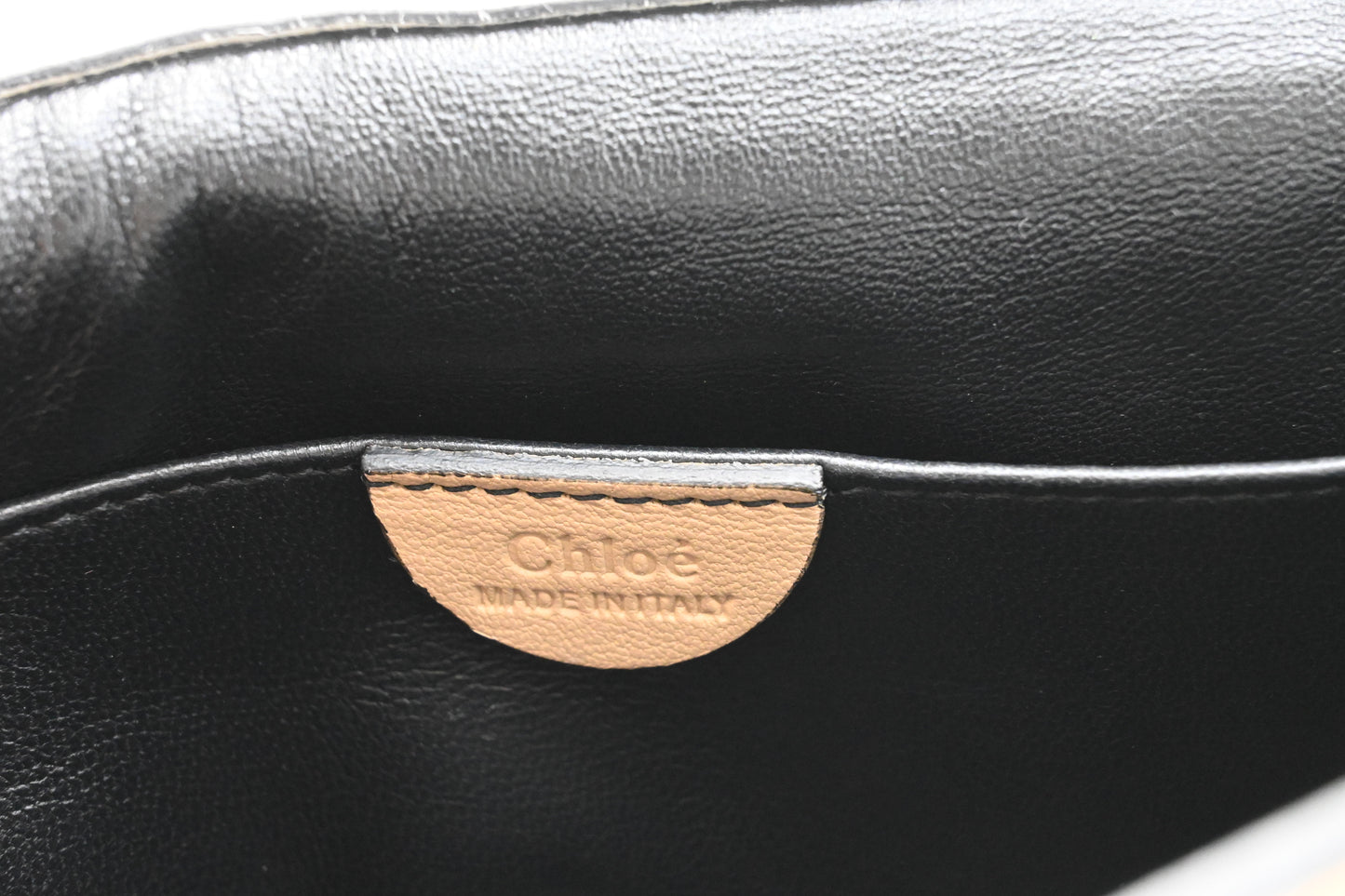 Chloe Elsie Shoulder Bag in Beige Leather
