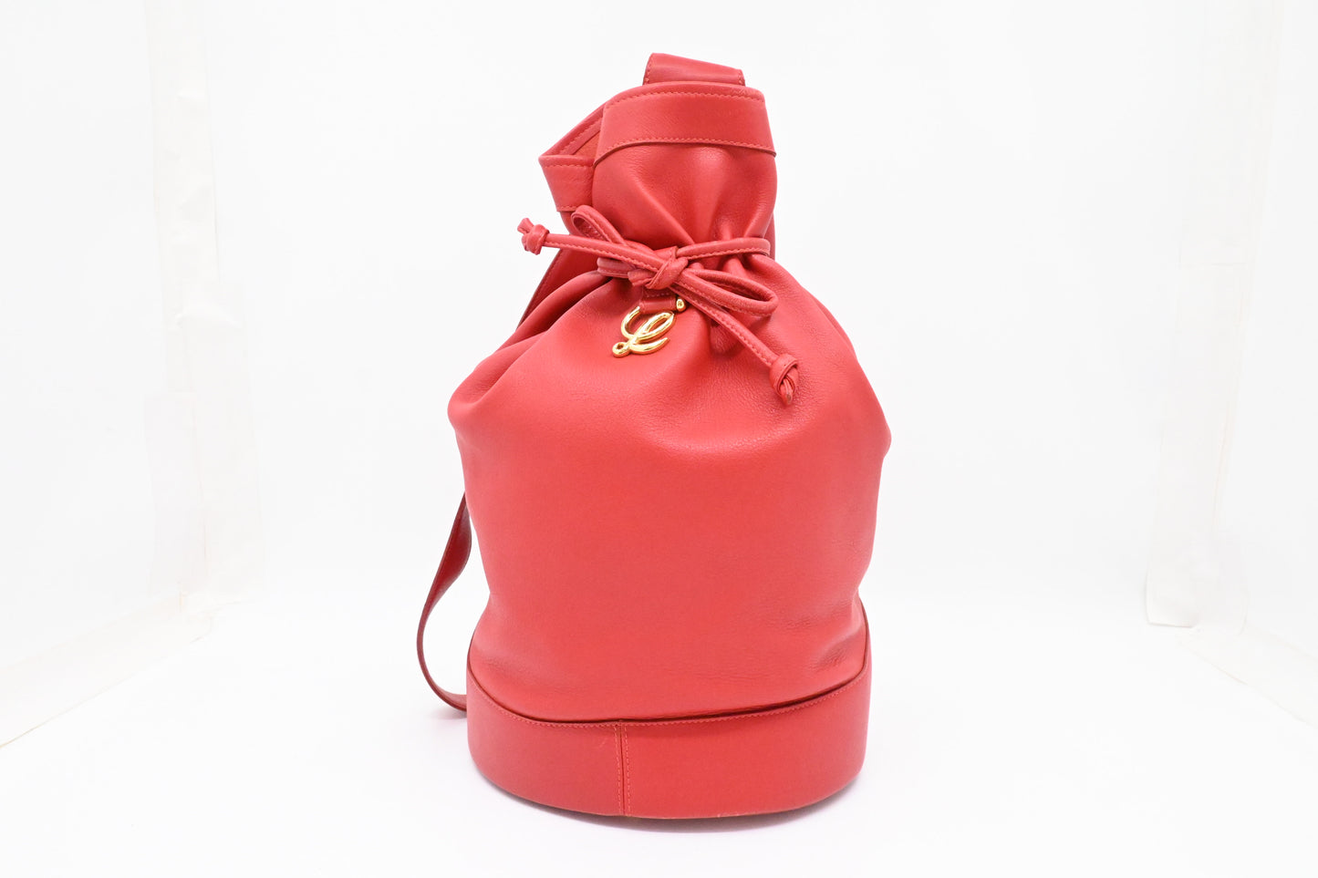 Loewe Shoulder Bag in Red Leather