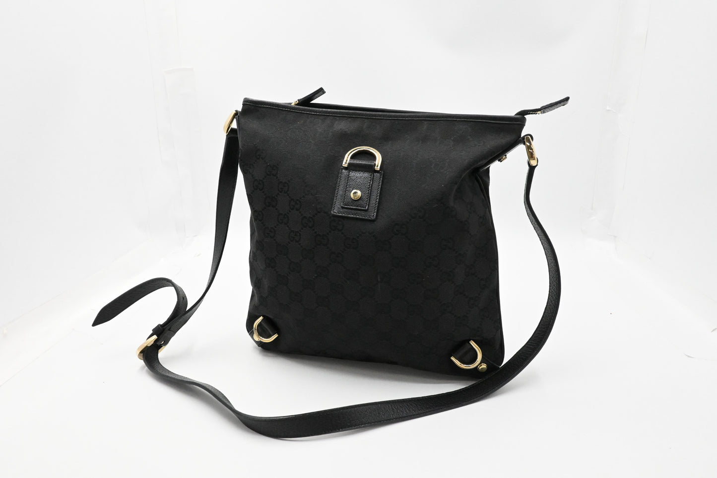 Gucci Crossbody Bag in Black GG Canvas