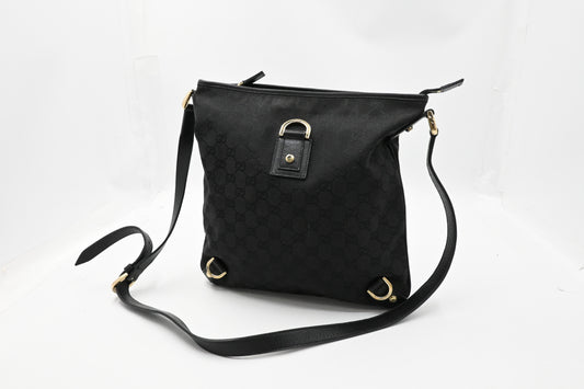 Gucci Crossbody Bag in Black GG Canvas