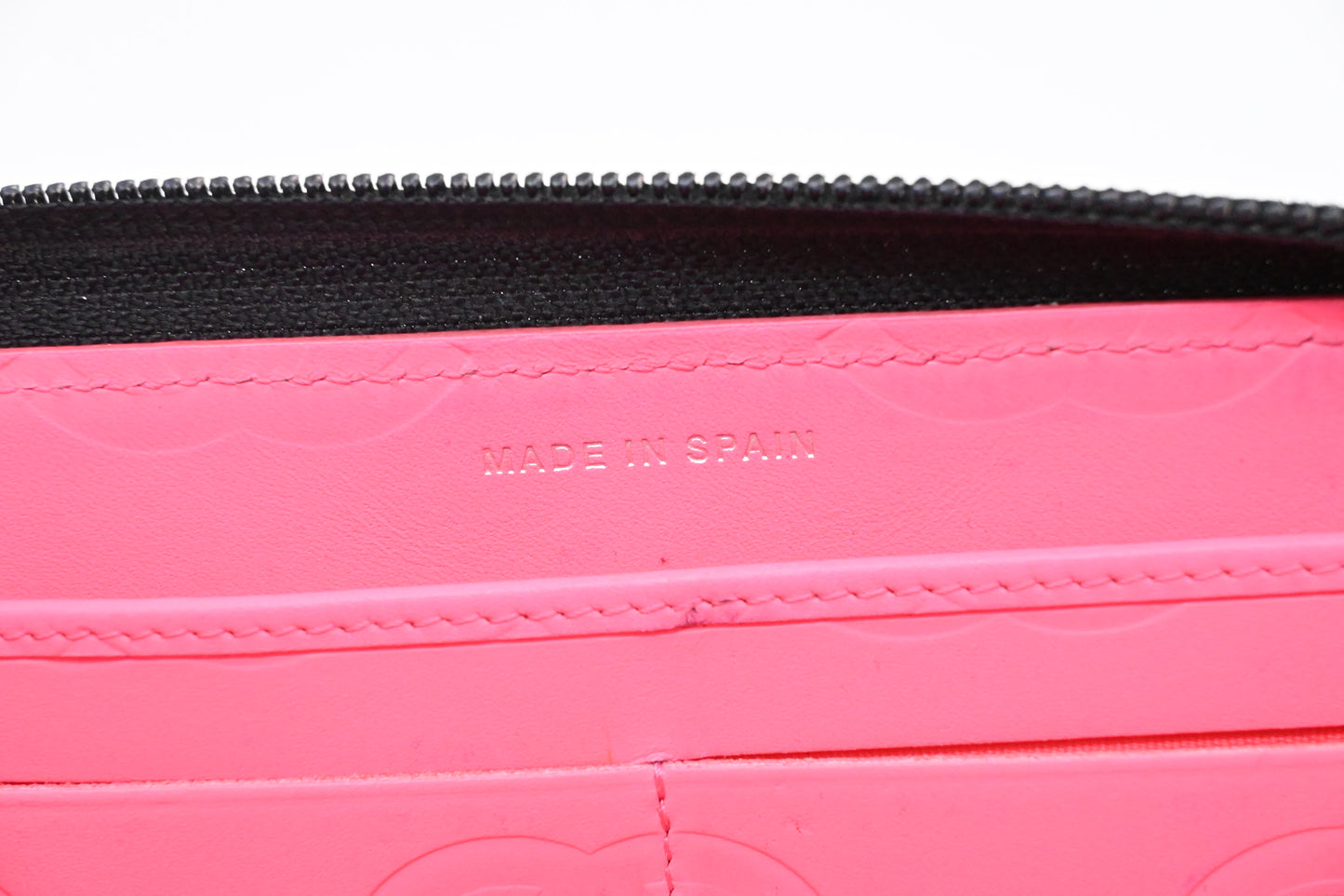 Chanel Cambon Wallet in Black Matelasse Leather