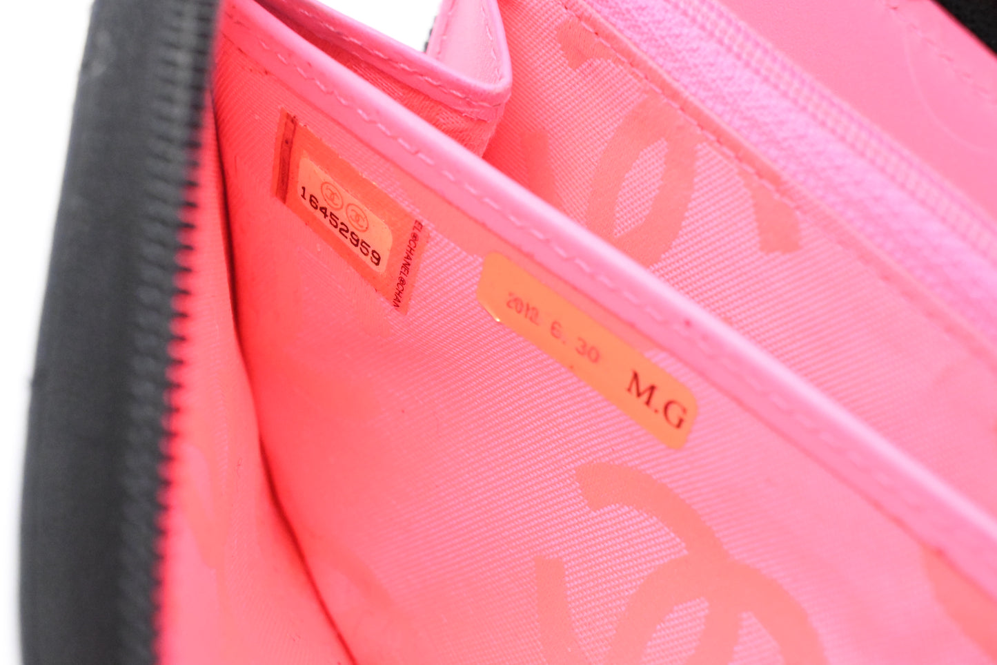 Chanel Cambon Wallet in Black Matelasse Leather