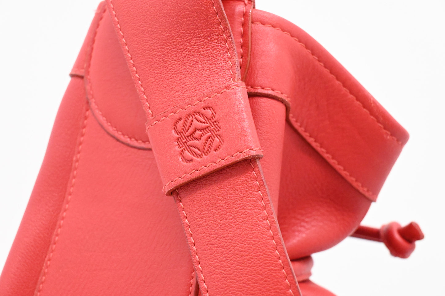 Loewe Shoulder Bag in Red Leather