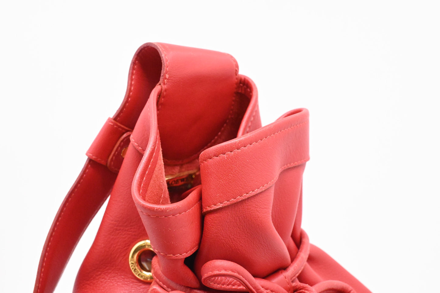 Loewe Shoulder Bag in Red Leather