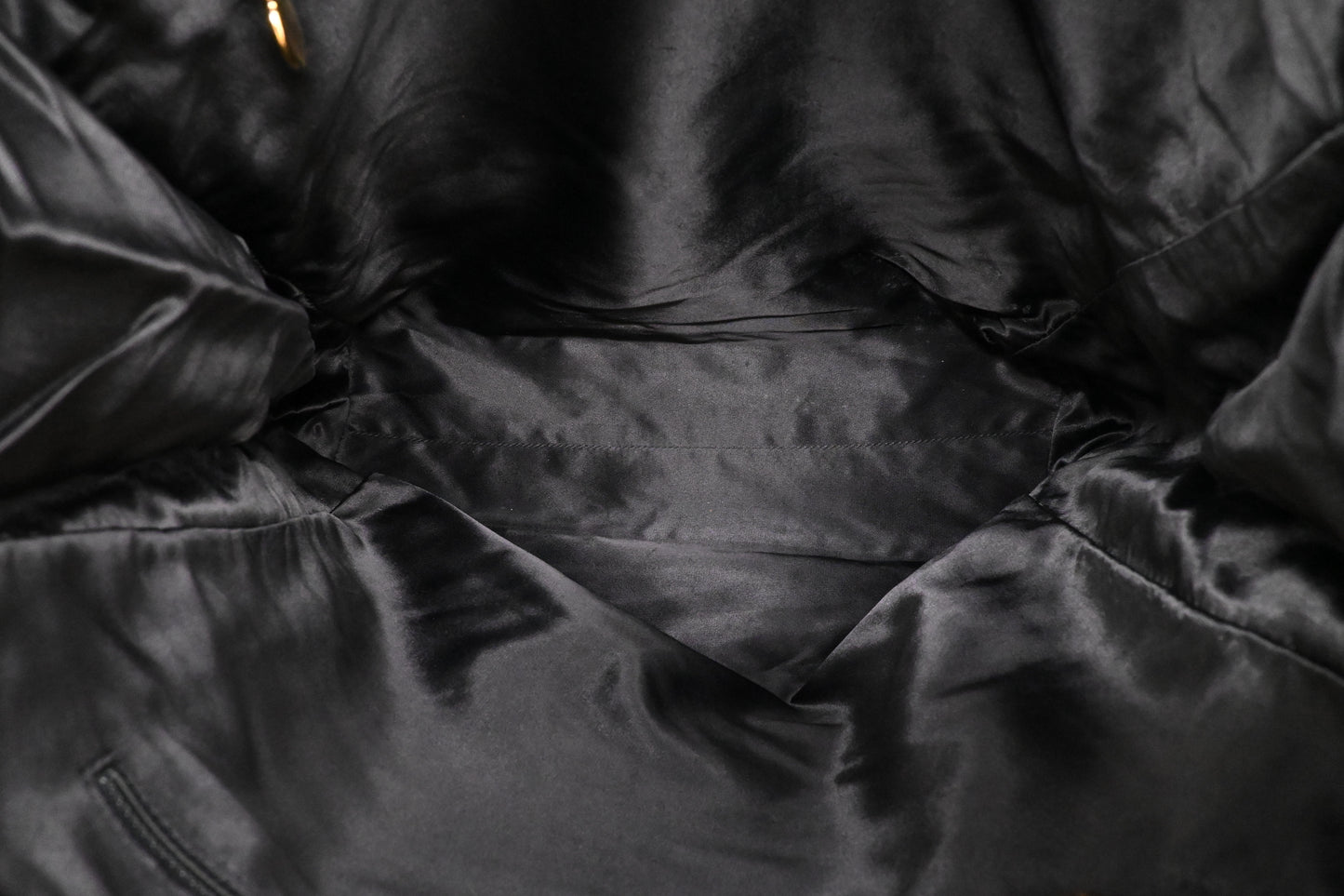 Chanel Large Chain Tote in Black Leather