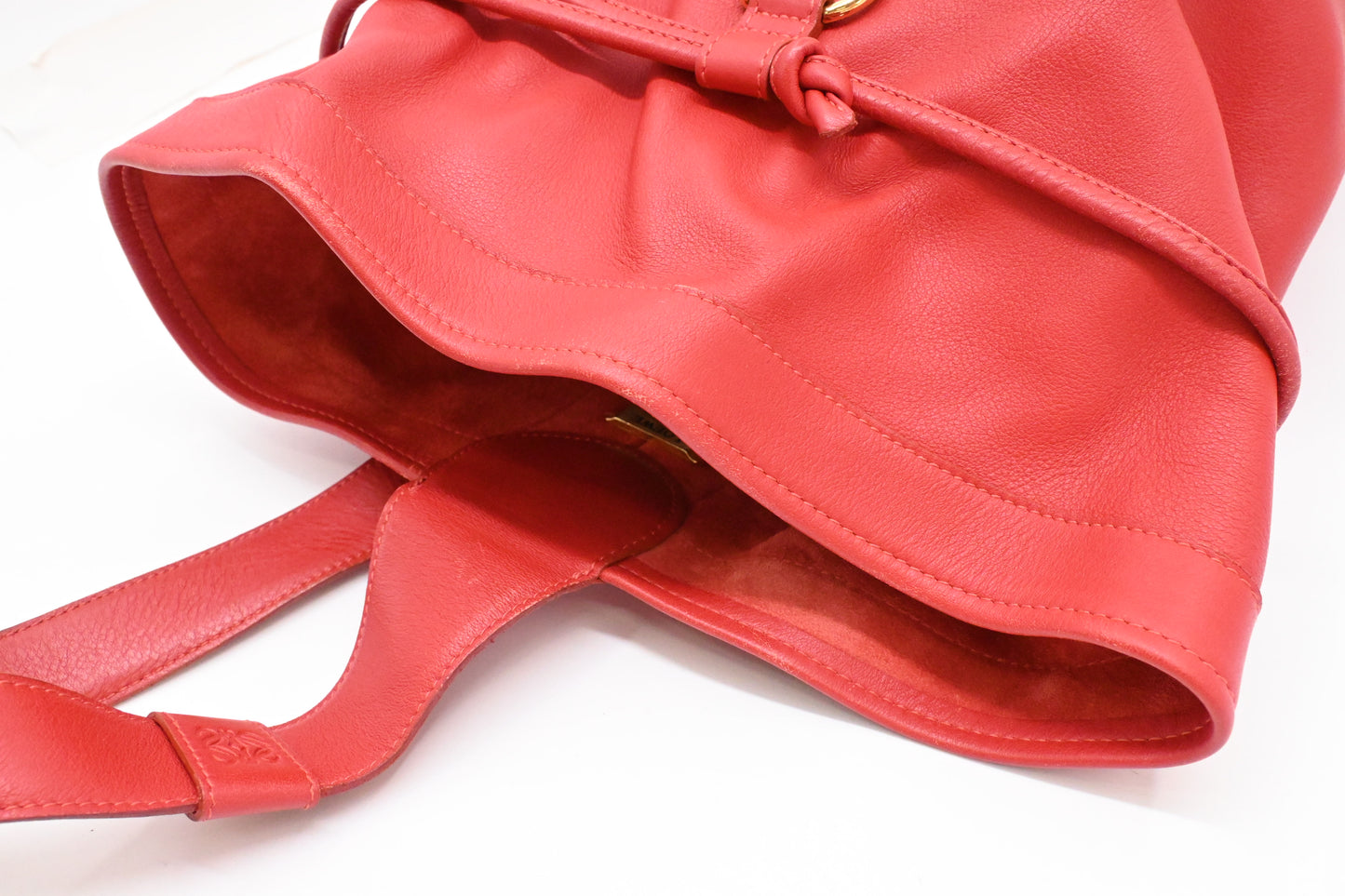 Loewe Shoulder Bag in Red Leather