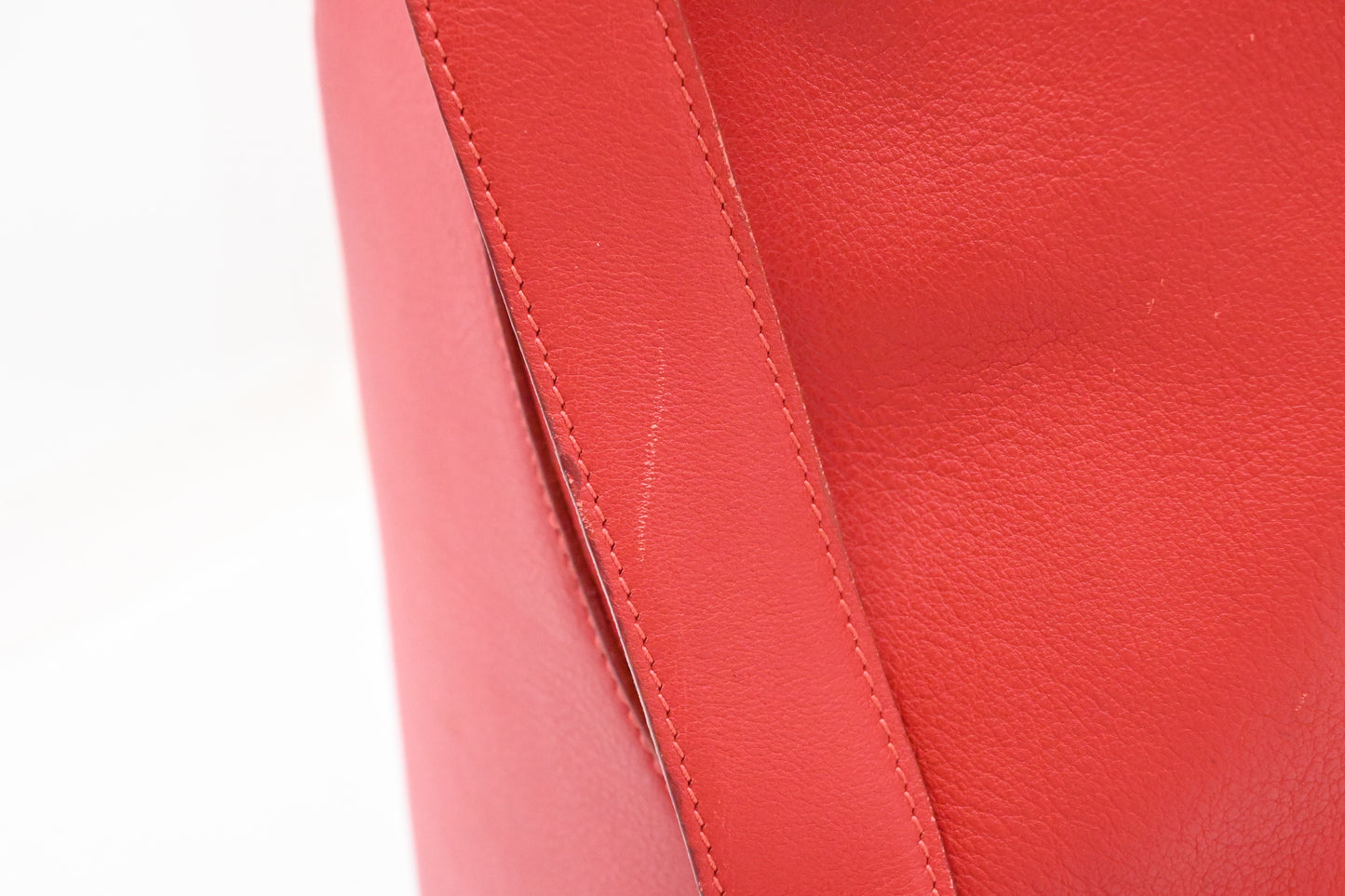 Loewe Shoulder Bag in Red Leather