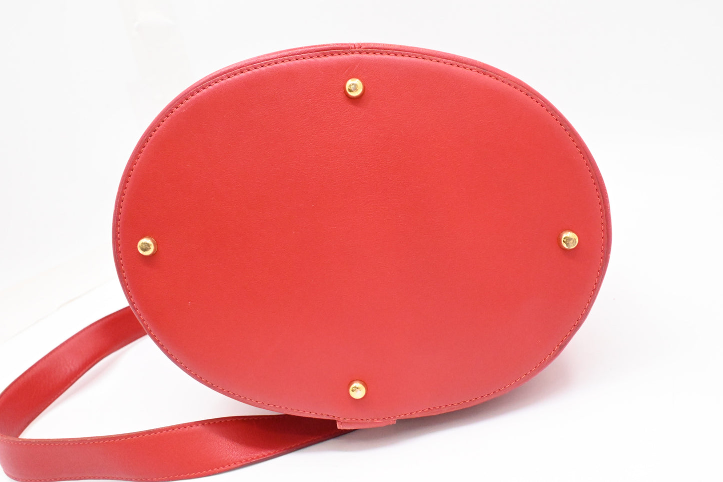 Loewe Shoulder Bag in Red Leather