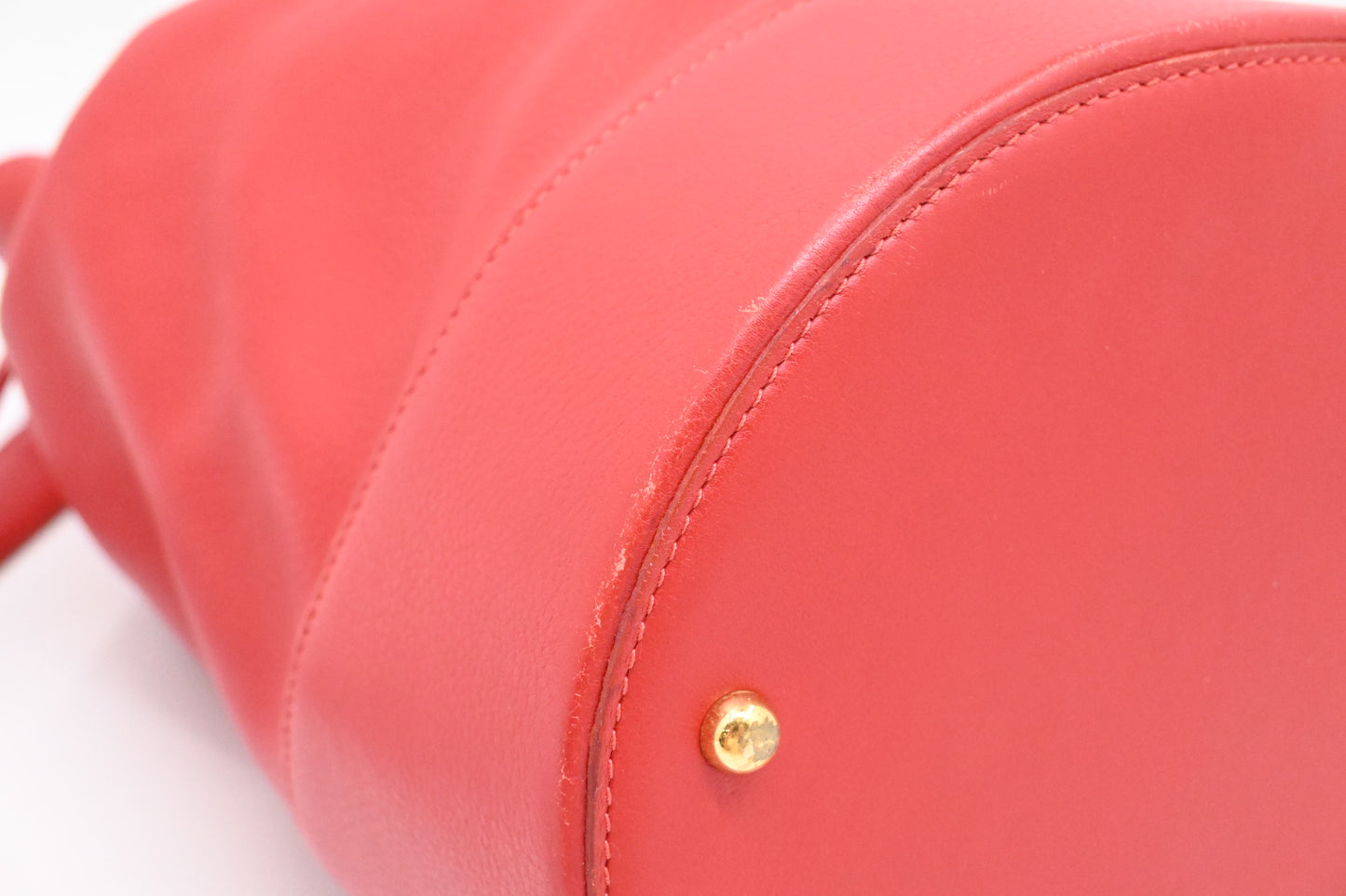 Loewe Shoulder Bag in Red Leather