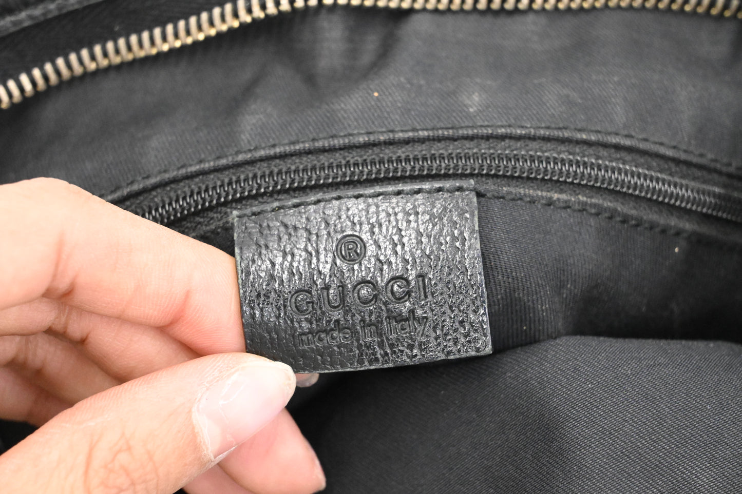 Gucci Crossbody Bag in Black GG Canvas