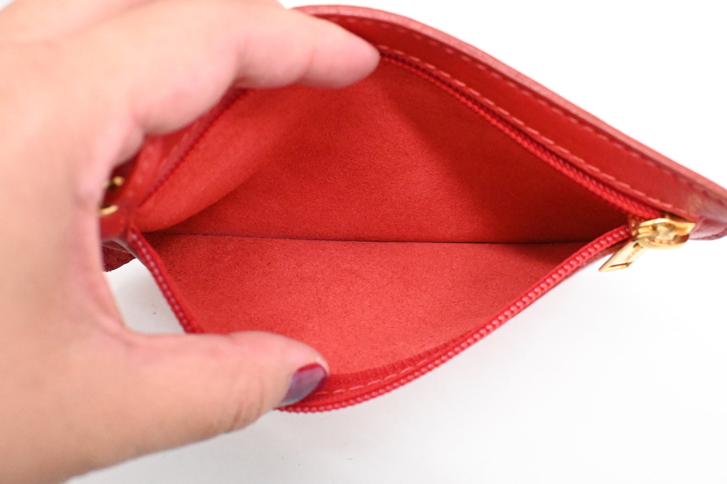 Loewe Shoulder Bag in Red Leather