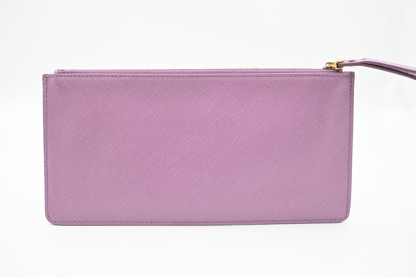 Ferragamo Wristlet Pouch in Purple Leather
