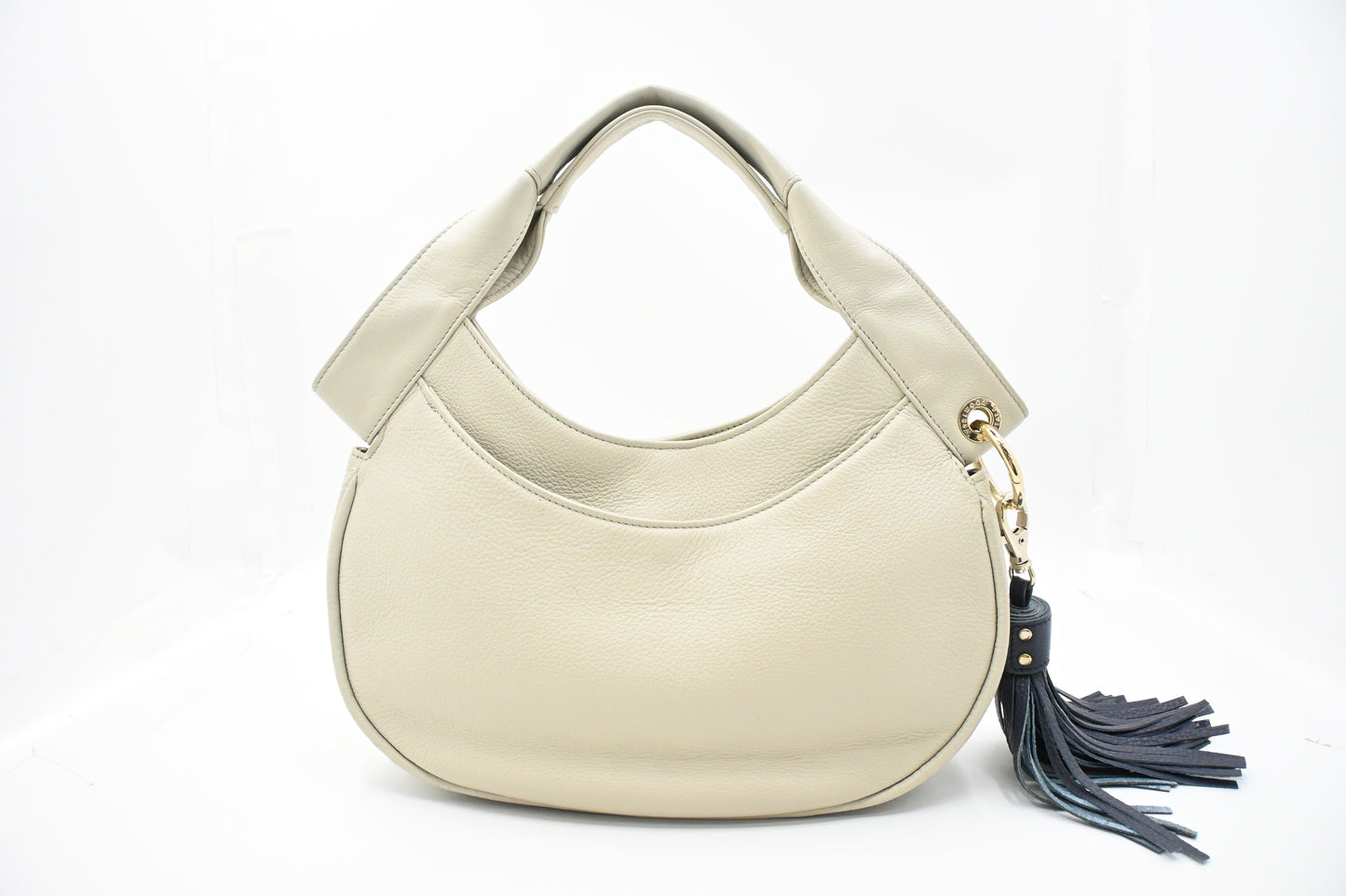 Vivienne Westwood Shoulder Bag in Light Gray Leather