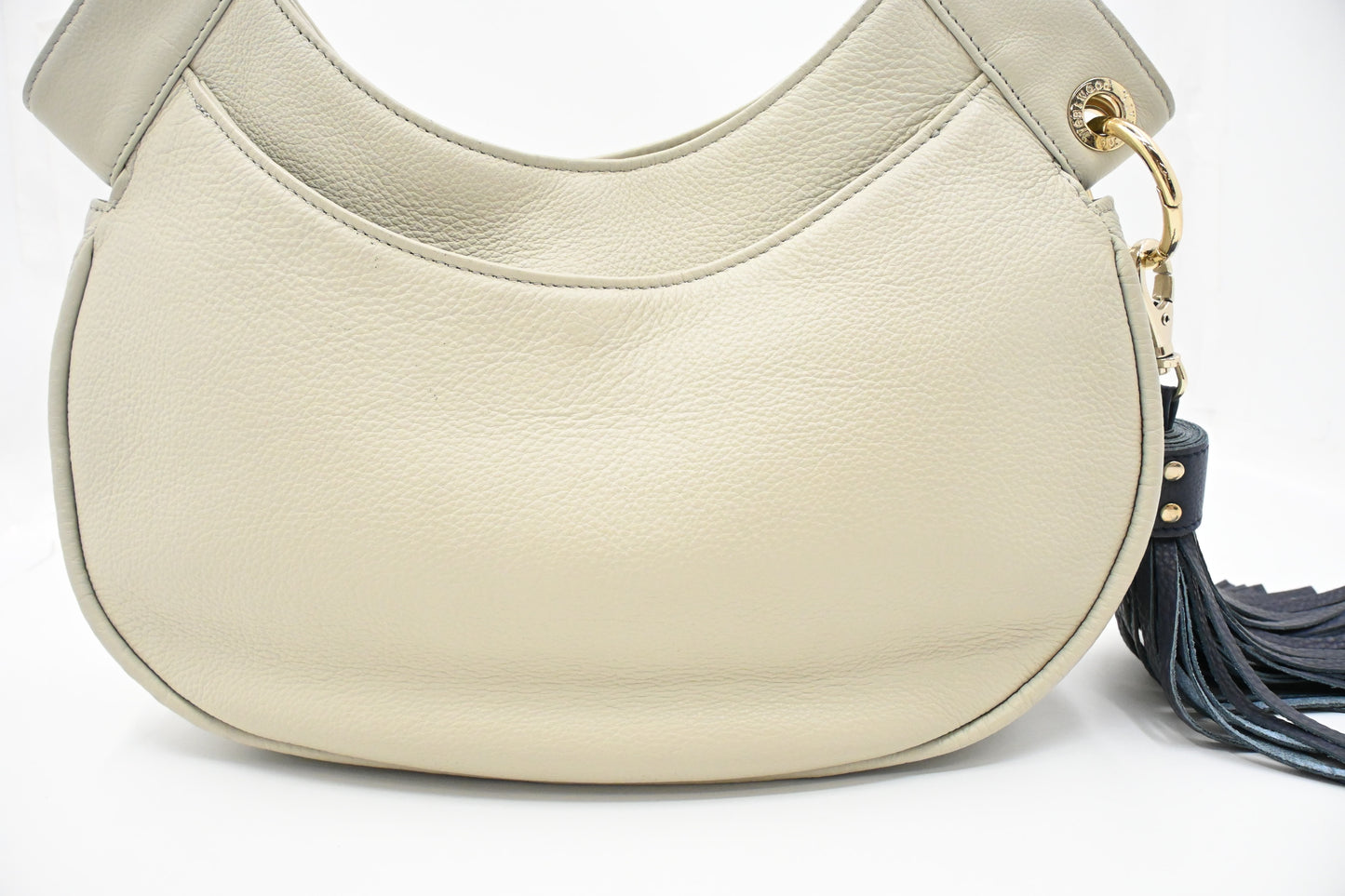 Vivienne Westwood Shoulder Bag in Light Gray Leather